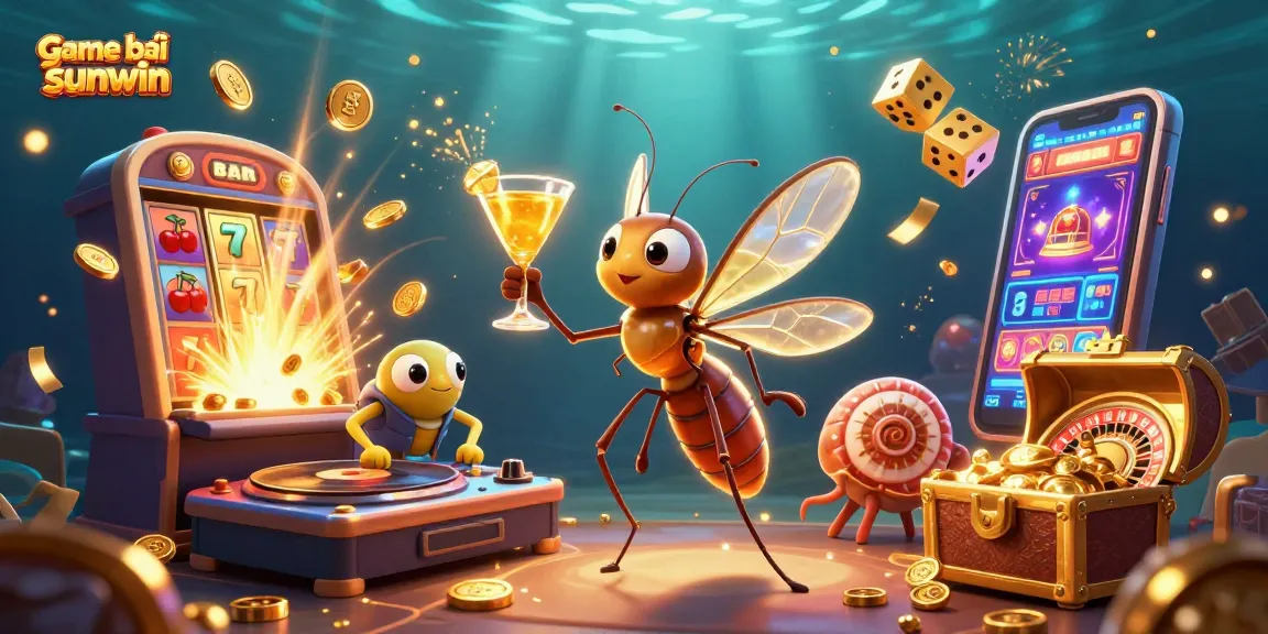 Spin to win with game bài sunwin in a vibrant casino scene, featuring exciting characters and elements.