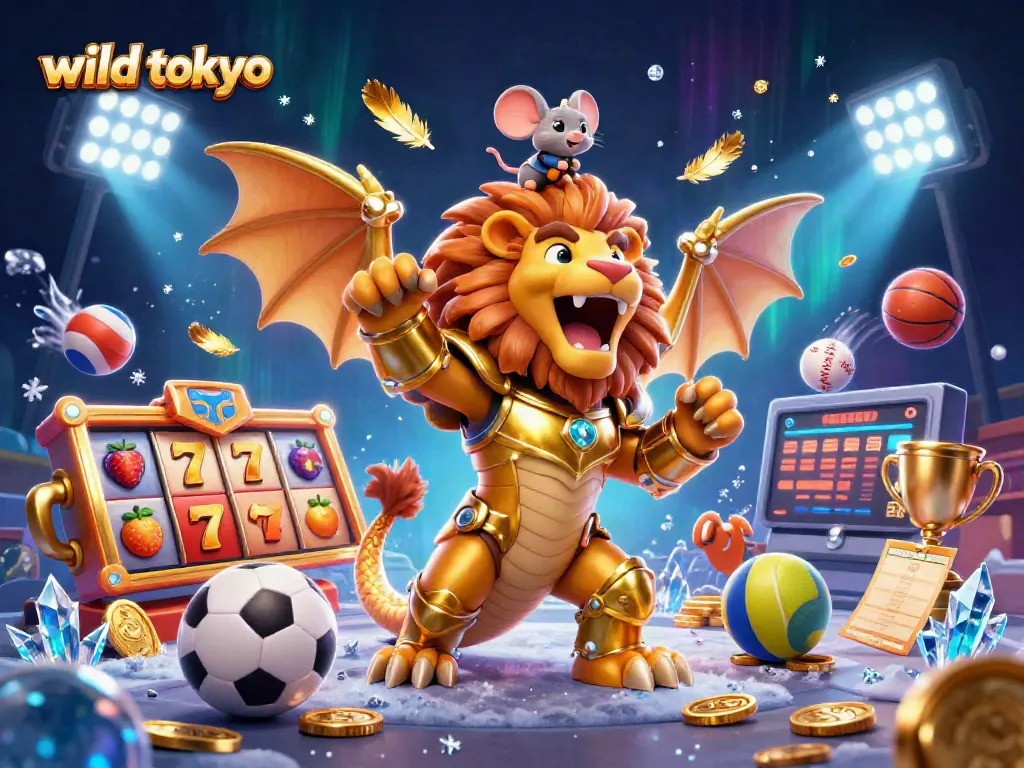 Experience the vibrant wild tokyo casino atmosphere with dynamic gaming elements and characters.