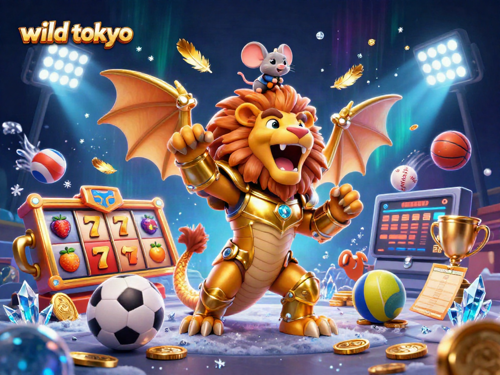 Experience the vibrant wild tokyo casino atmosphere with dynamic gaming elements and characters.