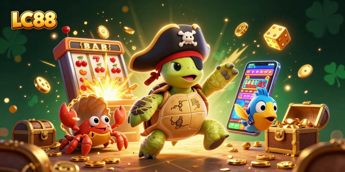 Join the adventure at LC88 with a lively pirate theme, jackpot slots, and vibrant treasures!